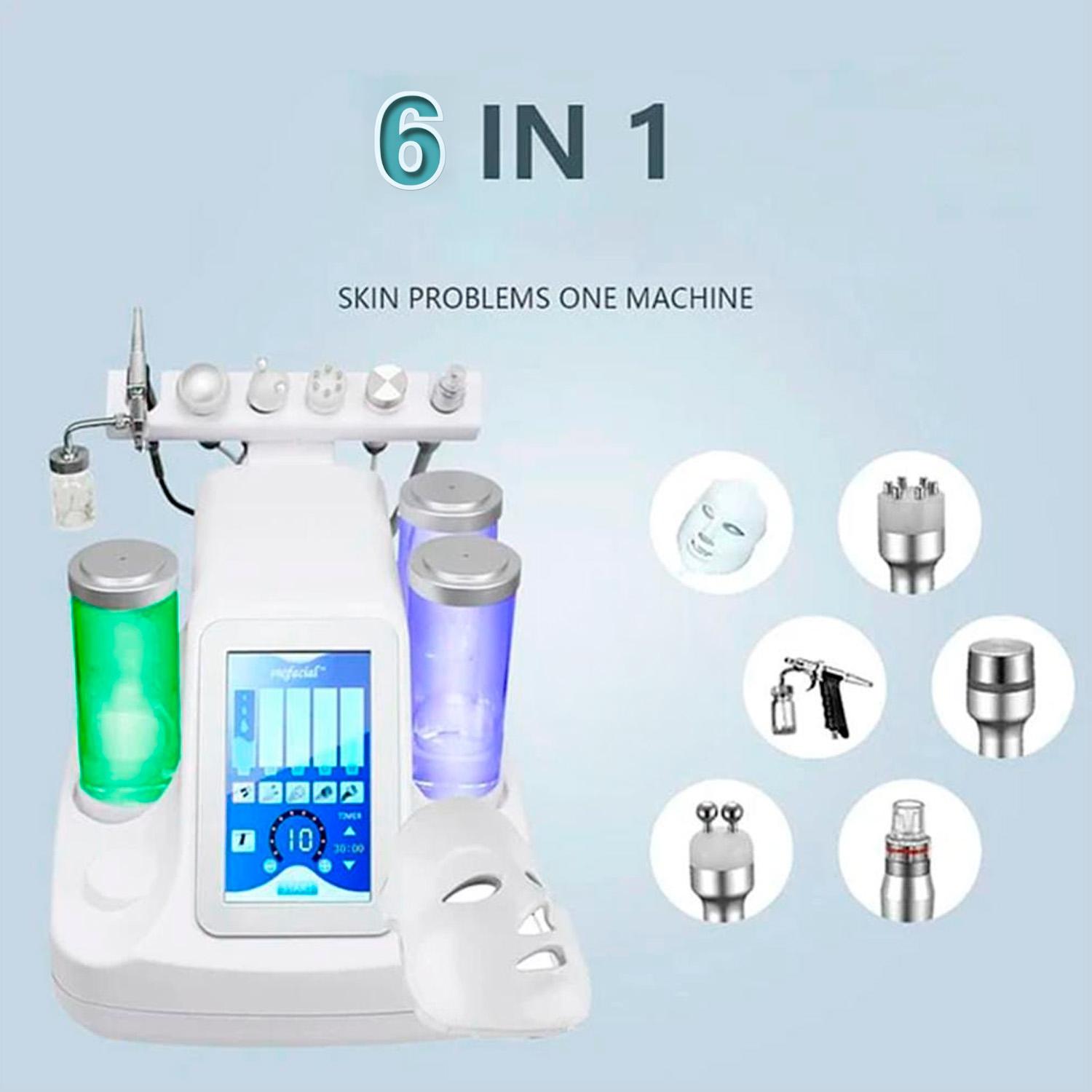 MAQUINA HIDRODERMOABRASION 6 EN 1 LIMPIEZA FACIAL - BLANCO - 4