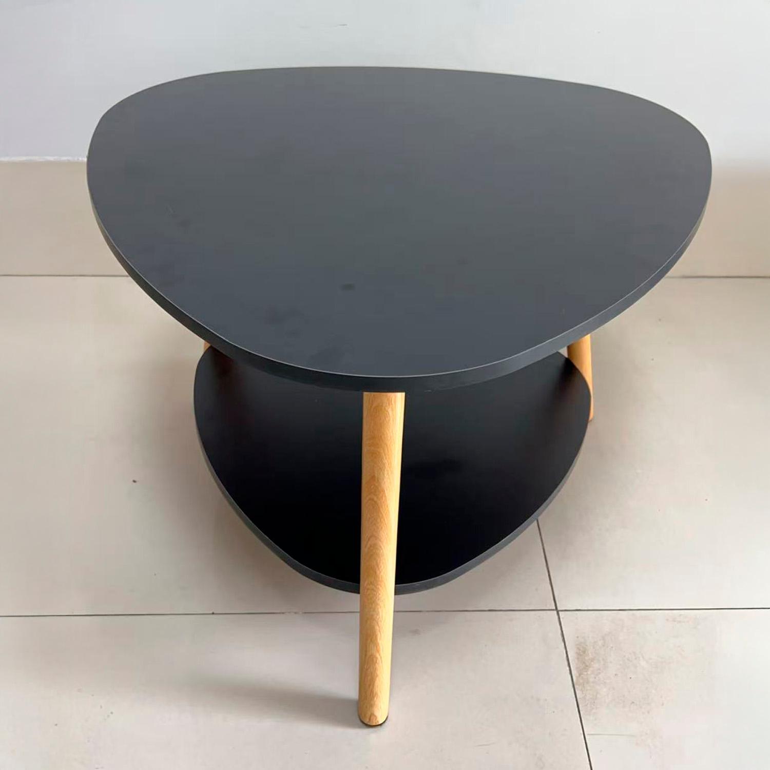 MESA LATERAL AUXILIAR DOBLE NIVEL 60*60*42CM CHIC HOME - BLANCO - 2