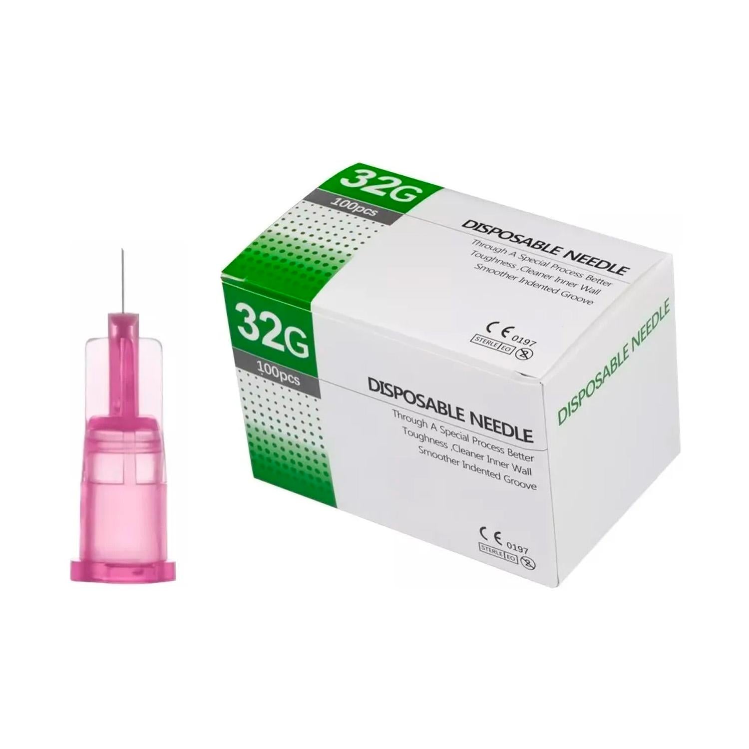 AGUJAS HIPODERMICAS 32G 6MM CAJA * 100 UNDS. - 1