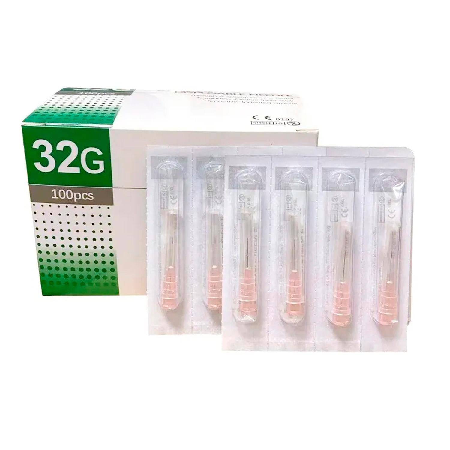 AGUJAS HIPODERMICAS 32G 6MM CAJA * 100 UNDS. - 2