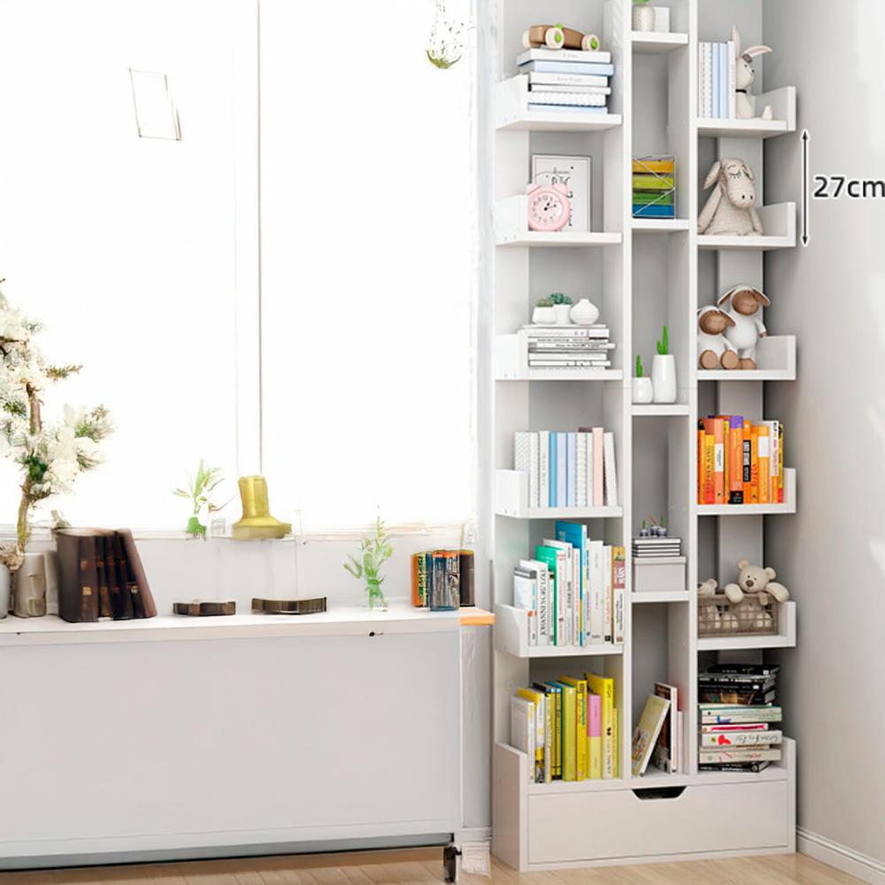 ESTANTE LIBRERO BLANCO 51*18*168CM CHIC HOME - 3
