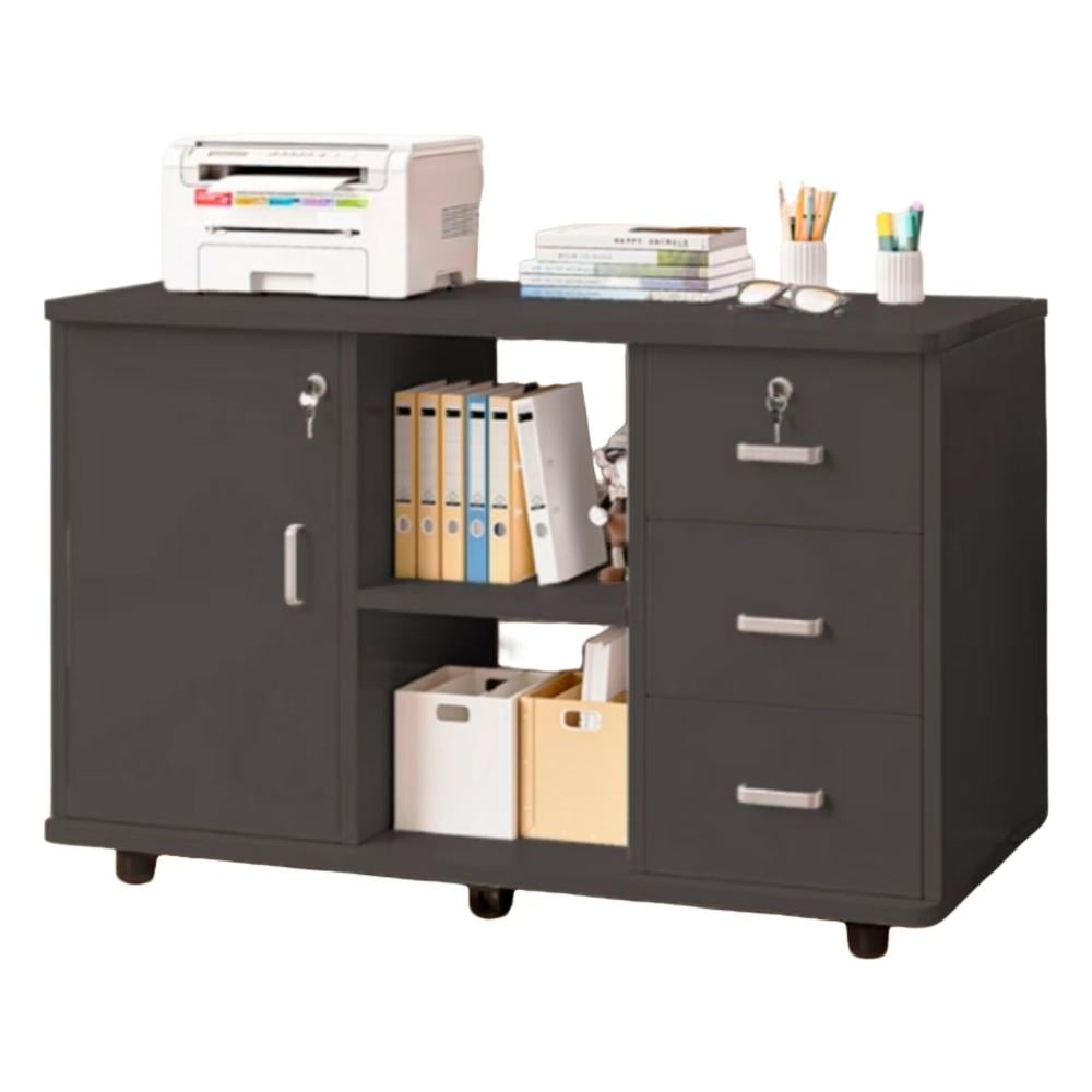 MUEBLE DE OFICINA CAJONERA ARCHIVADOR GABINETE 90X59X34CM CHIC HOME - 1
