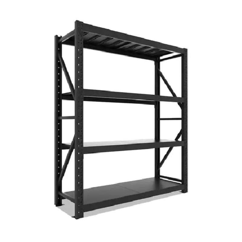 ESTANTE METALICO RACK  200X200X60 NEGRO 800KG - 3