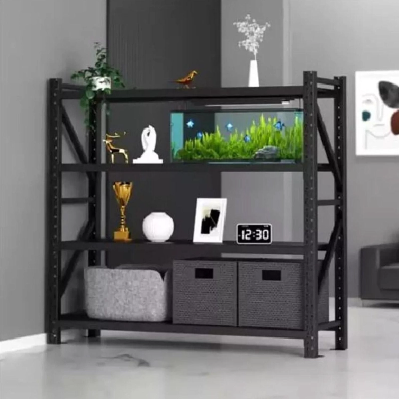 ESTANTE METALICO RACK  200X200X60 NEGRO 800KG - 5