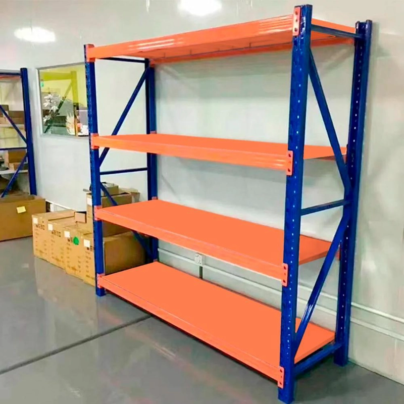 ESTANTERIA METALICA RACK BODEGA REPISAS BODEGA 300X200X60 800KG - AZUL - 4