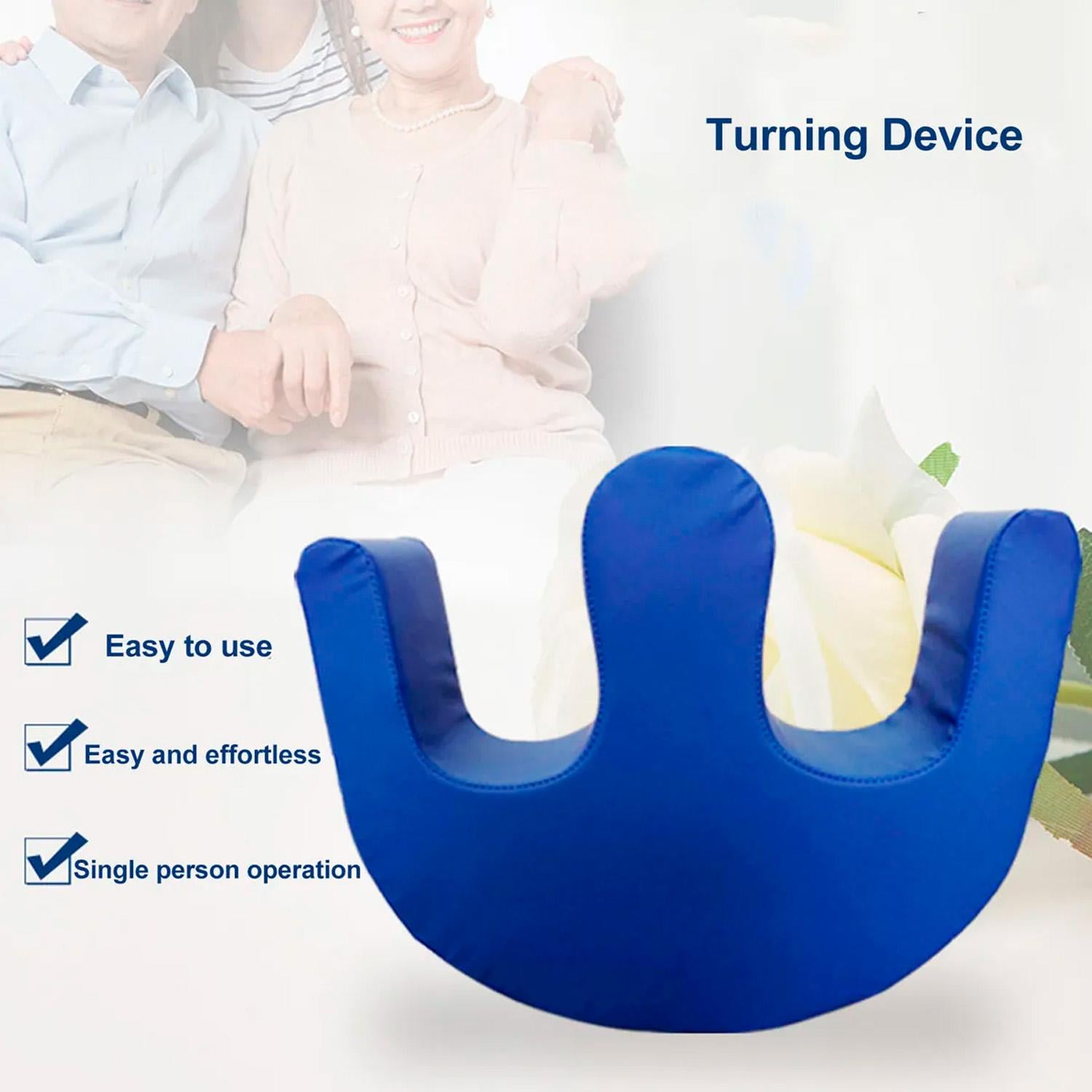 COJIN ORTOPE DICO EN U MOVER GIRAR PACIENTES O ADULTO MAYOR - AZUL - 7