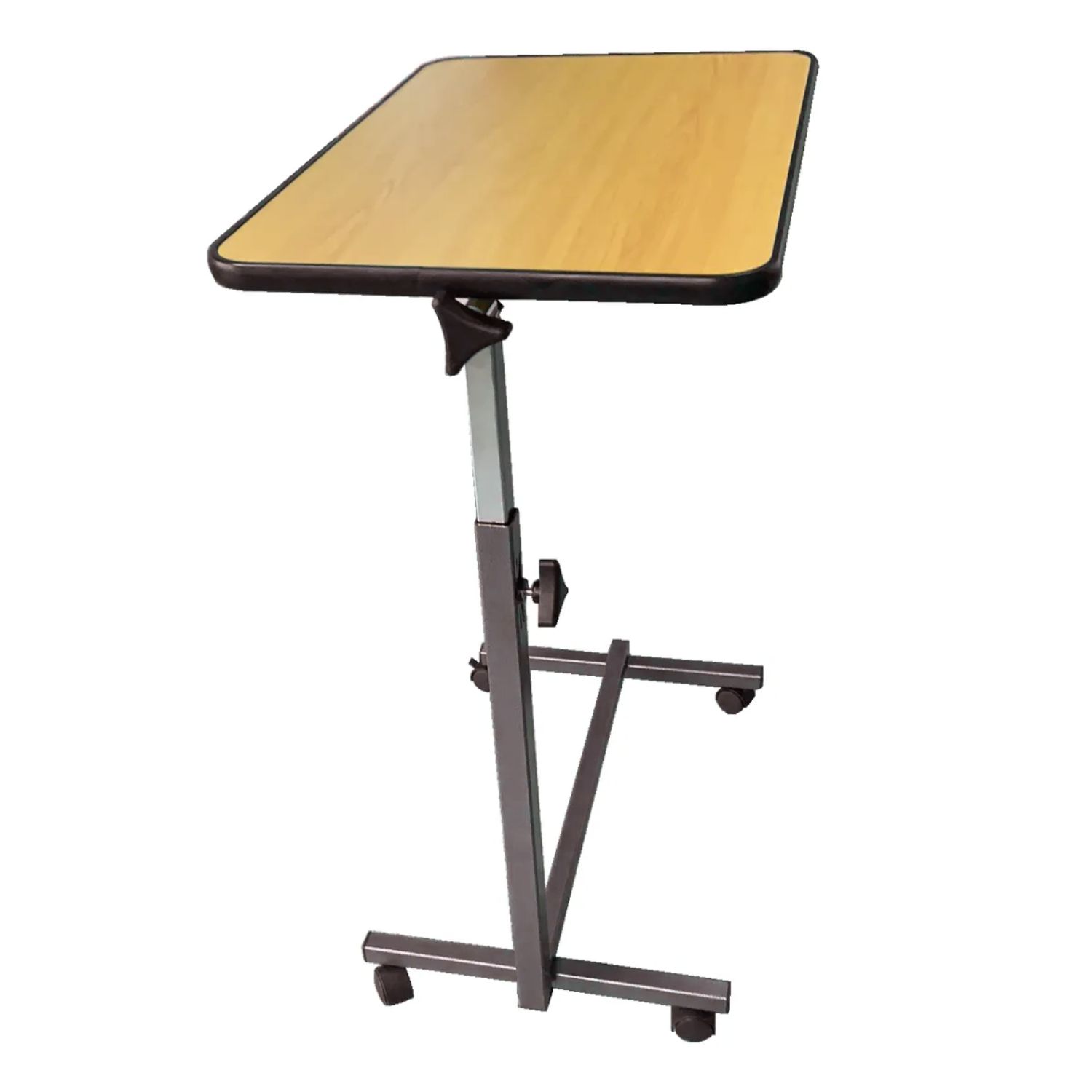 MESA AUXILIAR CON RUEDAS PARA CAMA CLINICA - 2