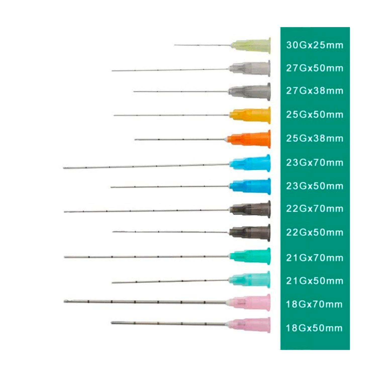PACK 10 CANULAS  21G X 50MM - 5