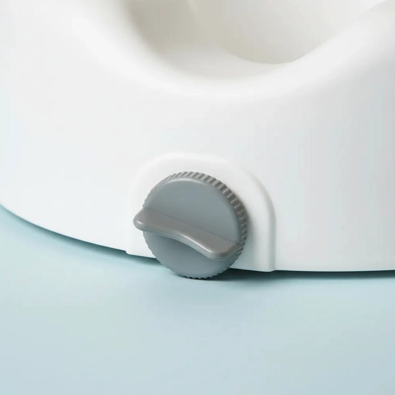 ALZA BAÑO WC CON APOYA BRAZOS COLOR BLANCO - 5