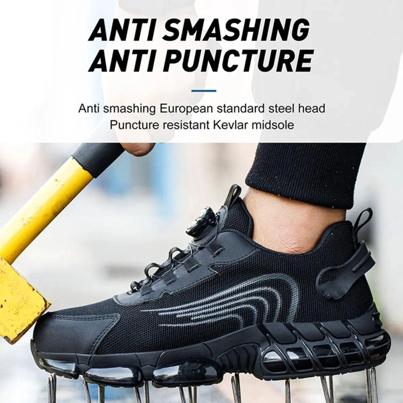 HOMBRE MUJER ZAPATOS TRABAJO TENIS DE SEGURIDAD INDUSTRIAL - 8