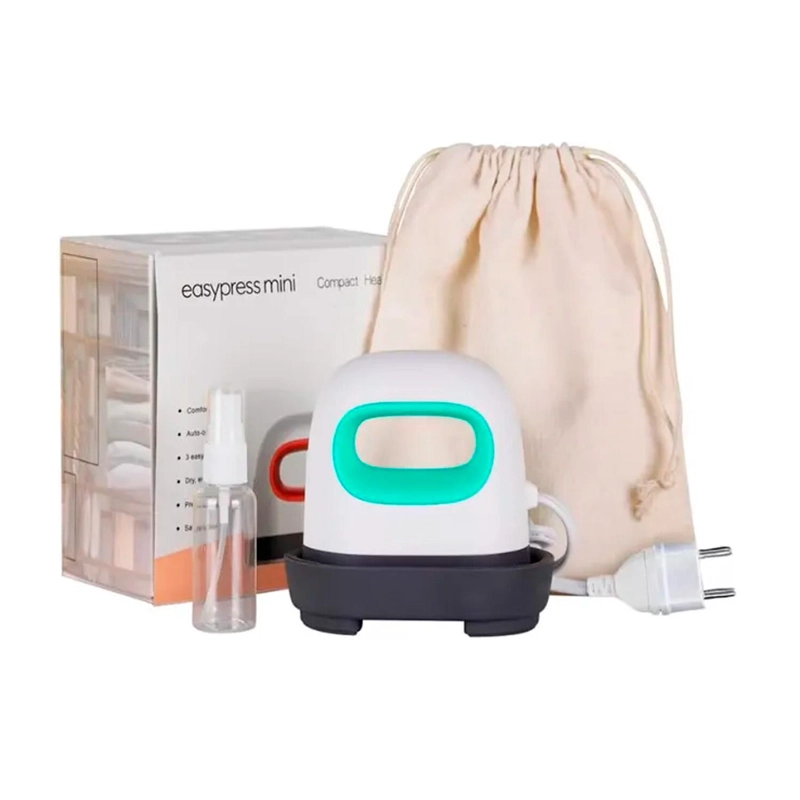 PLANCHA ESTAMPADORA MINI PORTATIL TRANSFER SUBLIMACION VINIL - VERDE CLARO - 8