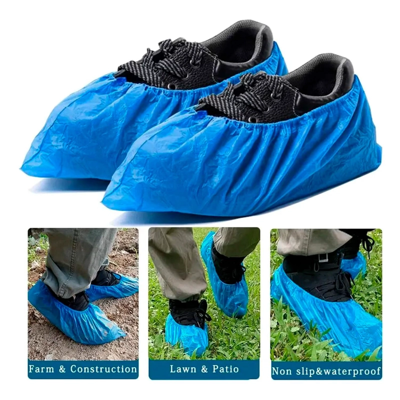 CUBRE CALZADO UNIVERSAL CPE AZUL X 100 UNIDADES - AZUL - 5