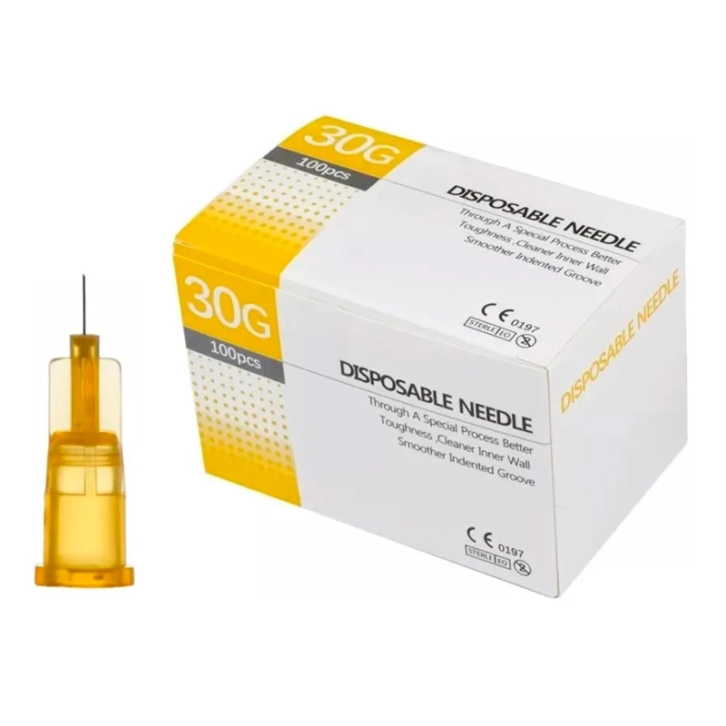 AGUJAS HIPODERMICAS 30G 13MM CAJA * 100 UNDS. - 1
