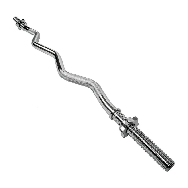 BARRA Z PRE OLIMPICA 1.20 MT 5KG BOOST FITNESS - PLATEADO - 1