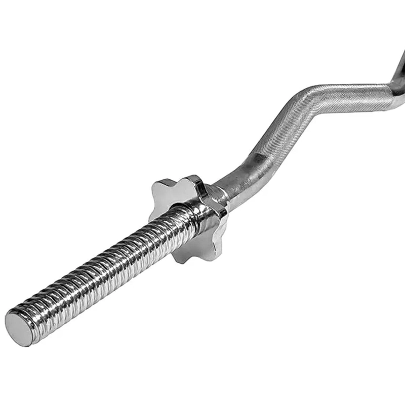 BARRA Z PRE OLIMPICA 1.20 MT 5KG BOOST FITNESS - PLATEADO - 2