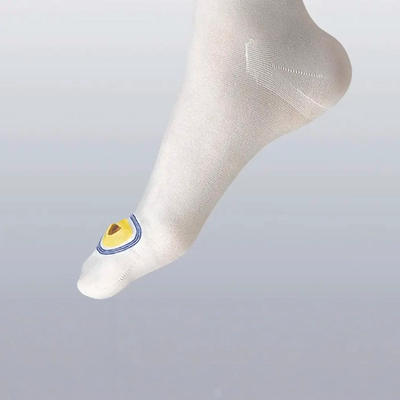 MEDIAS ANTIEMBOLICAS COMPRESION TALLAS S M L XL NOVACURE - BLANCO - M - 6