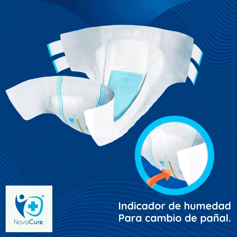 PAÑALES ADULTO INCONTINENCIA FUERTE  20UN NOVACURE - AZUL CLARO - M - 8