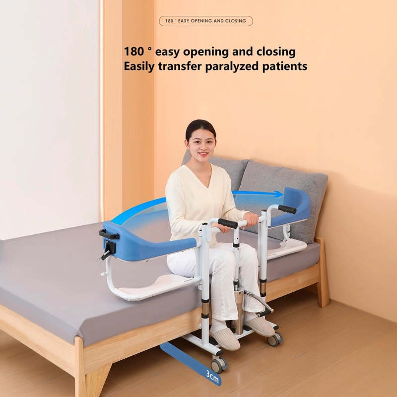 SILLA DE TRANSFERENCIA MULTIFUNCIONAL HIDRAULICA Y ELEVADOR DE PACIENTES - 4