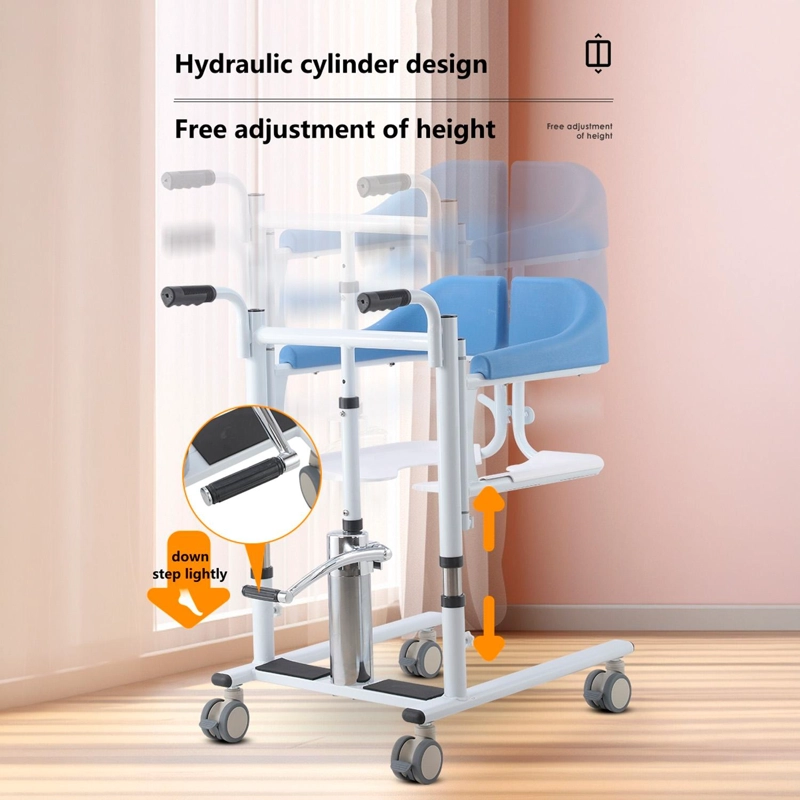 SILLA DE TRANSFERENCIA MULTIFUNCIONAL HIDRAULICA Y ELEVADOR DE PACIENTES - 7