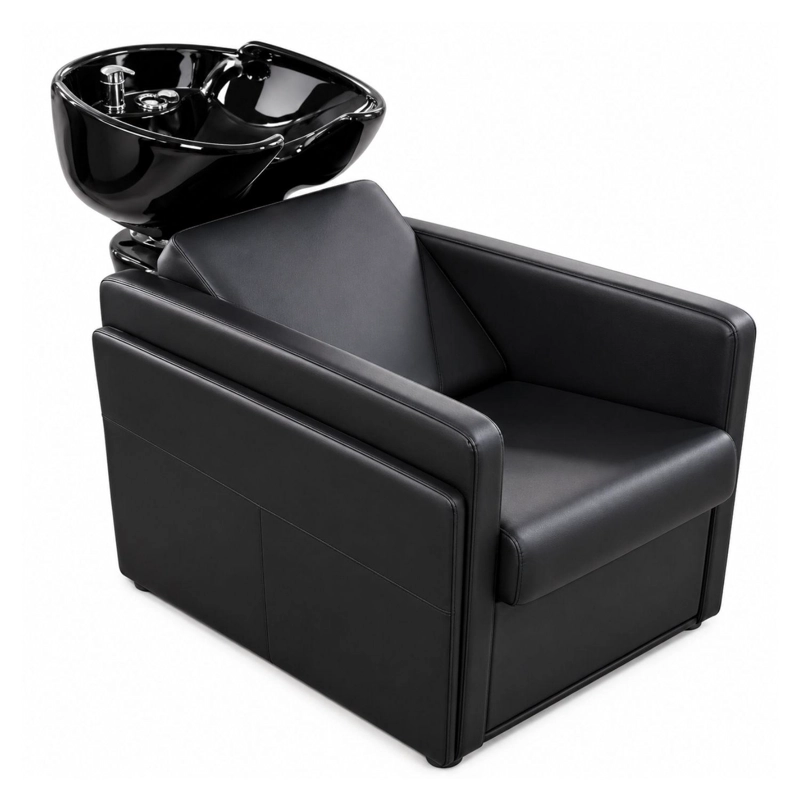 LAVAPELO PELUQUERIA BARBERIA MODELO LUXURY - NEGRO - 1