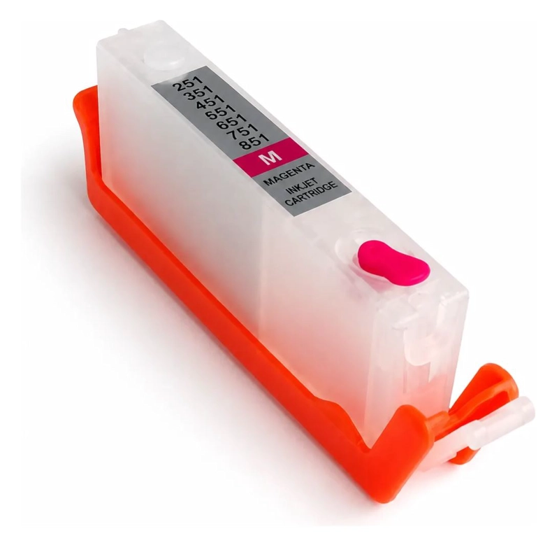 KIT 5 CARTUCHOS RECARGABLES CANON PGI-150 / CLI-151 (CHIP RESETEABLE) - 10