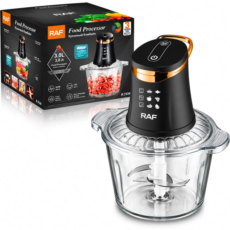 PROCESADOR DE ALIMENTOS RAF 800W R.7041 - 4