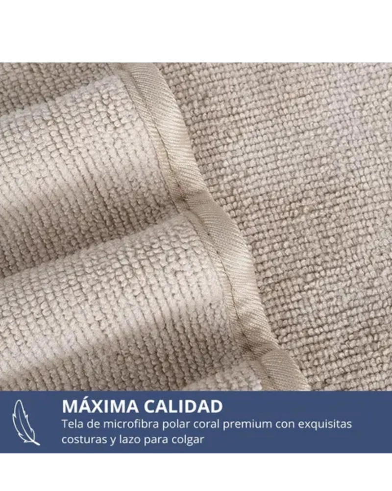 PACK DE 2 TOALLONES DE MICROFIBRA XL PARA BAÑO Y PLAYA CASA - 3