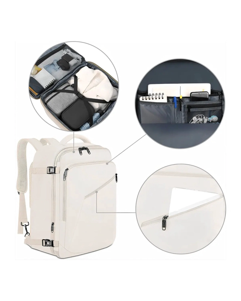 MOCHILA VIAJE EXPANDIBLE 40L IMPERMEABLE - 2