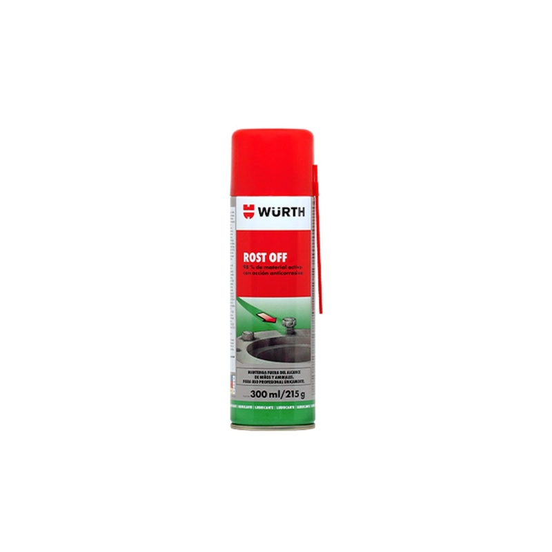 LUBRICANTE AFLOJATODO ROST OFF MECHANIC WURTH 300 ML AEROSOL ANTICORROSIVO - 1
