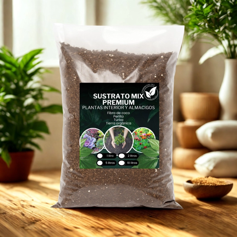 SUSTRATO MIX PLANTAS DE INTERIOR 15 LITROS - 3