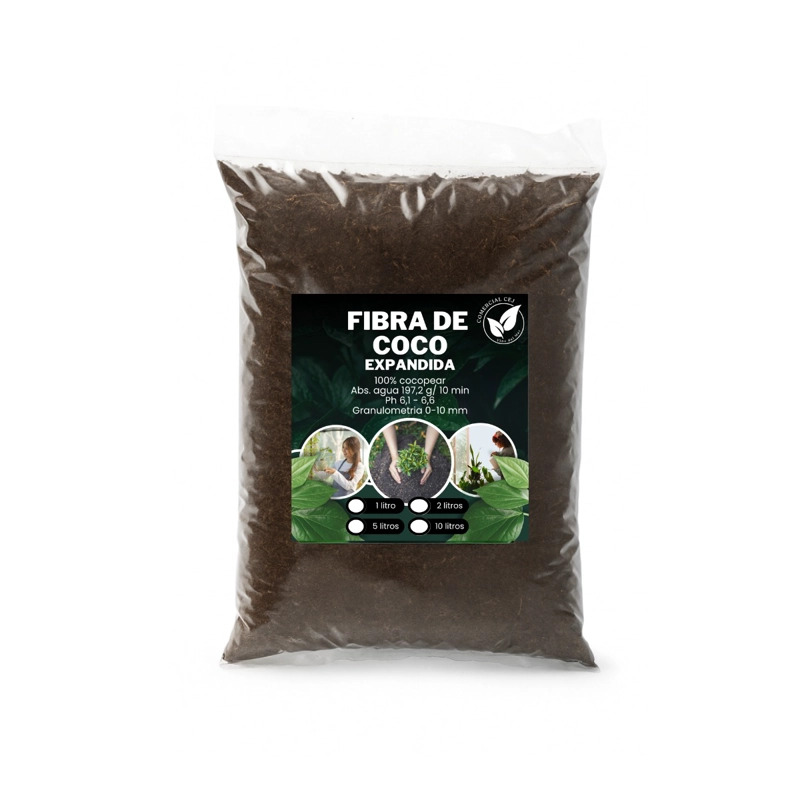 SUSTRATO FIBRA DE COCO EXPANDIDA 5 LITROS - 1