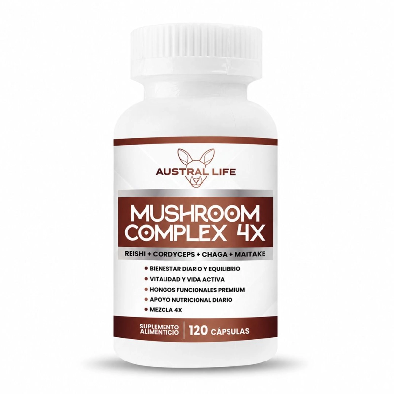 Mushroom Complex 4X – 120 Cápsulas - 1