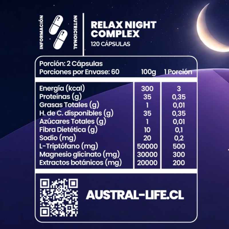 RELAX NIGHT COMPLEX 120 CAPSULAS - 2