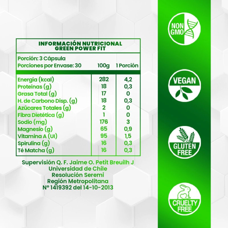 GREEN POWER FIT – 90 CAPSULAS - 4
