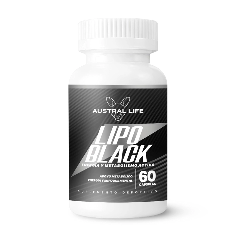 LIPO BLACK – ENERGIA Y METABOLISMO ACTIVO – 60 CAPSULAS - 1