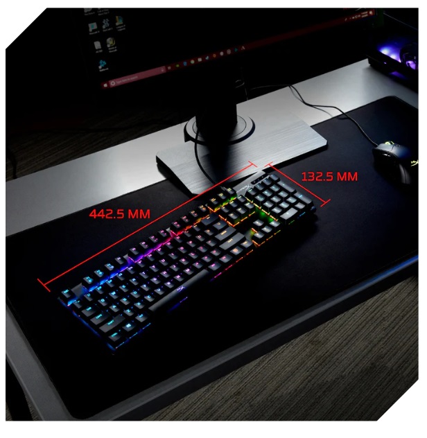 TECLADO GAMER HYPERX ALLOY ORIGINS QWERTY RED - RGB - ESPAÑOL - 5