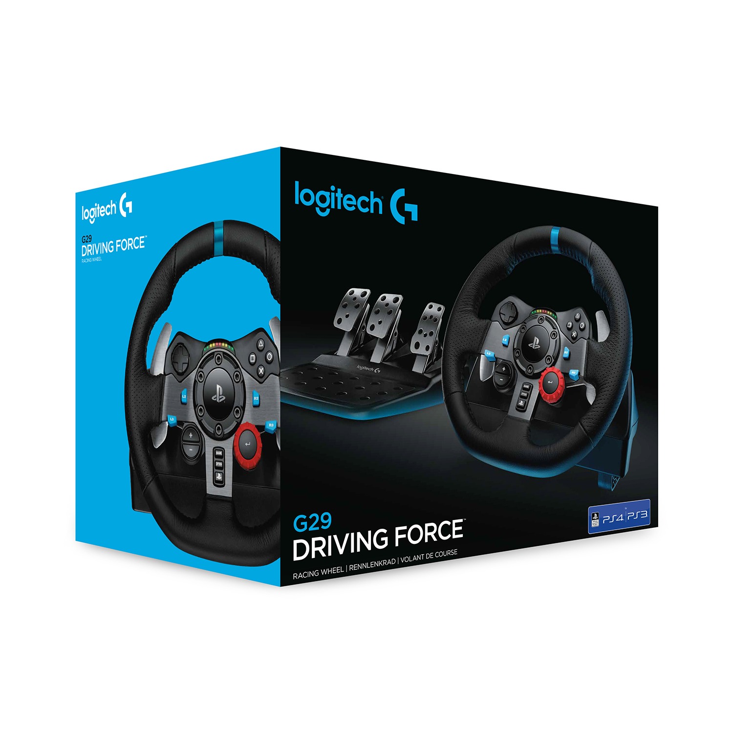VOLANTE LOGITECH DRIVING FORCE RACING G29 + PALANCA PS3-PS4-PS5-PC - 3