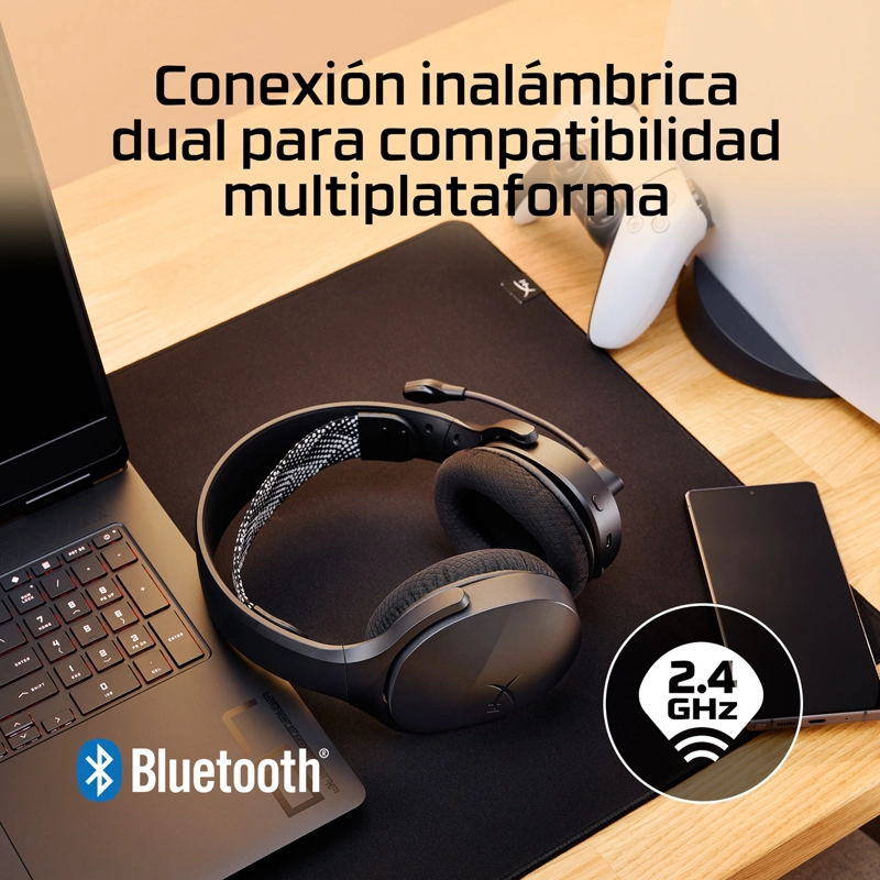 AUDIFONOS HYPERX CLOUD JET DUAL WIRELESS - BLUETOOTH - 5