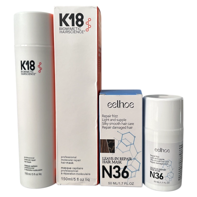 SET CAPILAR TRATAMIENTO CAPILAR K18150CC +  N36 TRATAMIENTO REPARACION MOLECULAR TIPO K18 - 1