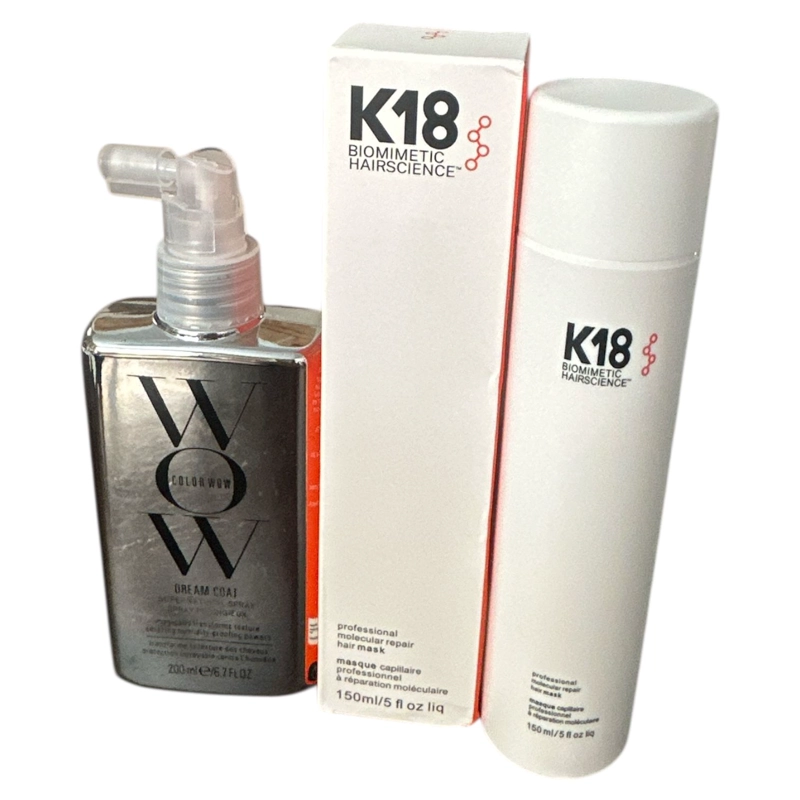 SET DE TRATAMIENTO CAPILAR WOW DREAM SPRAY 200ML + K18 150CC - 1
