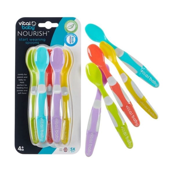 PACK DE 5 CUCHARAS DE DESTETE DE PUNTA SUAVE - 2