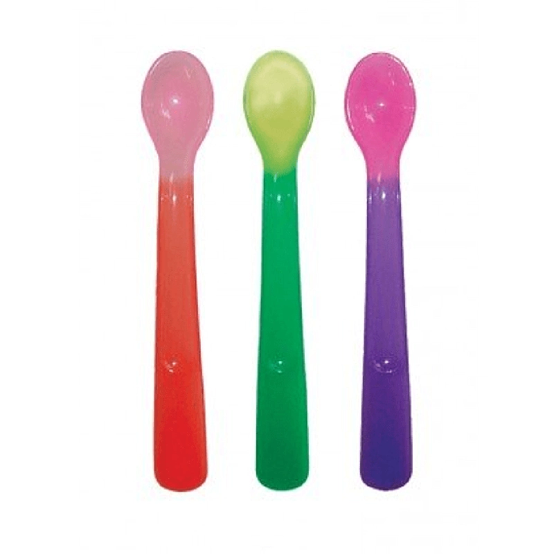 PACK DE 3 CUCHARAS SUAVES CON SENSOR DE CALOR - 3