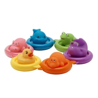 ANILLO VITAL BABY FLOTANTES BAÑO MULTICOLOR - 1