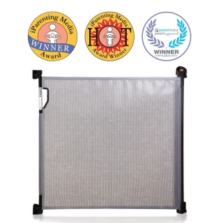 PUERTA SEGURIDAD DREAMBABY GRIS RETRÁCTIL - 1