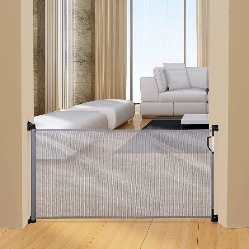 PUERTA SEGURIDAD DREAMBABY GRIS RETRÁCTIL - 5