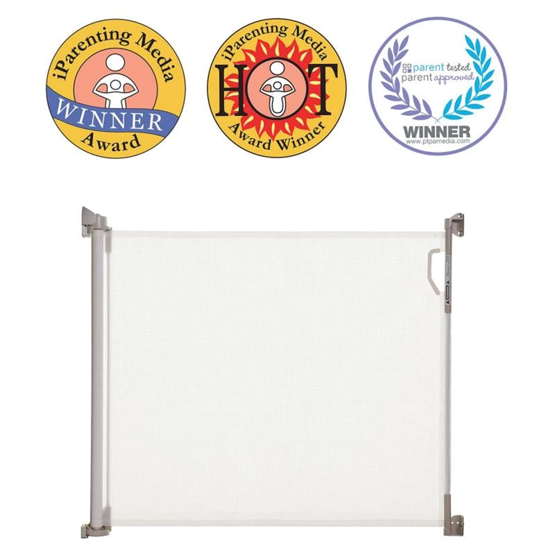 PUERTA SEGURIDAD DREAMBABY BLANCA RETRÁCTIL - 2