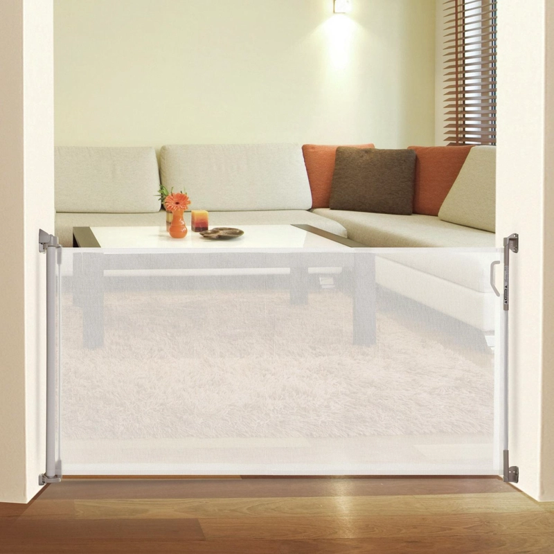 PUERTA SEGURIDAD DREAMBABY BLANCA RETRÁCTIL - 4