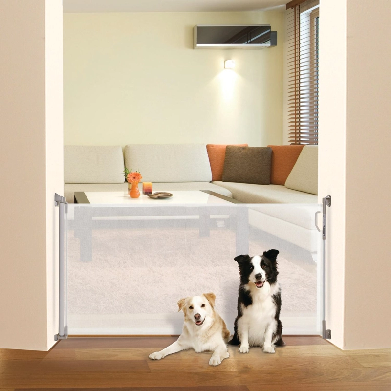 PUERTA SEGURIDAD DREAMBABY BLANCA RETRÁCTIL - 5