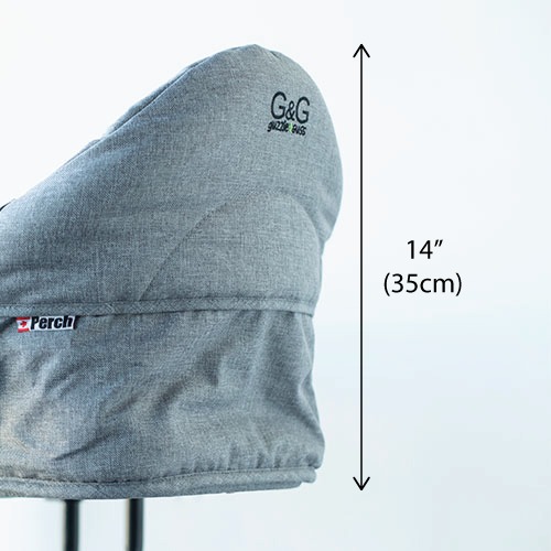 SILLA COMER GUZZIE & GUSS G201S PORTÁTIL PERCH SALT & PEPPER GRIS CLARO - 2