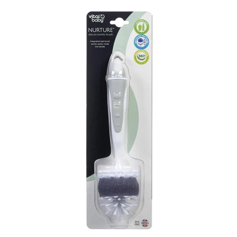 CEPILLO PARA MAMADERAS VITAL BABY BLANCO DELUXE - 4